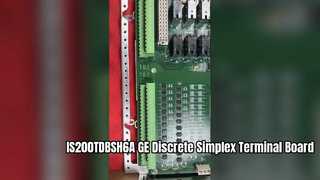 Placa terminal simples de E/S discreta IS200TDBSH6A GE Mark VI