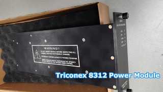 Módulo de potência Triconex 8312 230VAC Novo Original