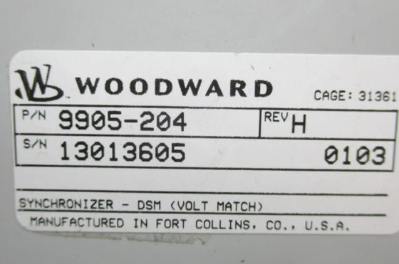 9905-204 Woodward PLC DCS Control System Spare Parts Speed Regulator